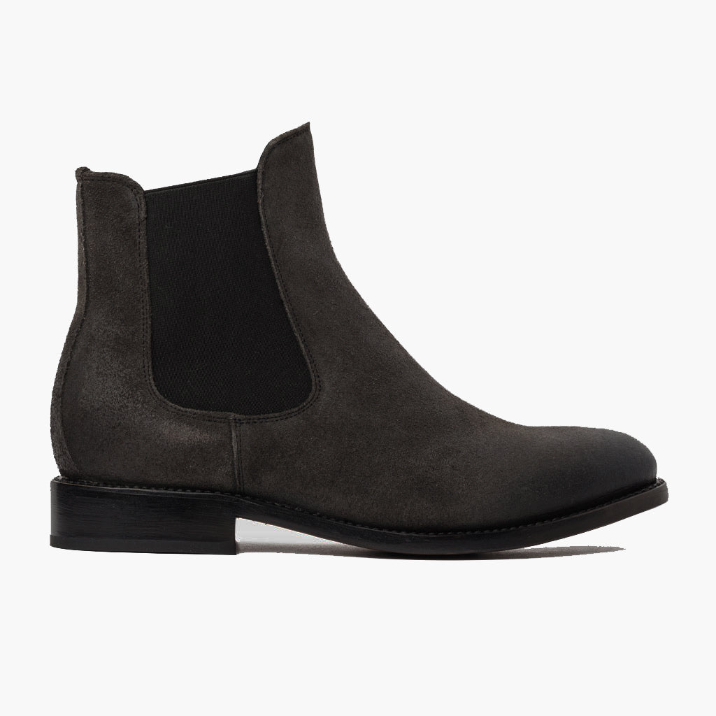 Grey Full-Grain leather Boots - Goodyear welt-konstruktion og tåboks