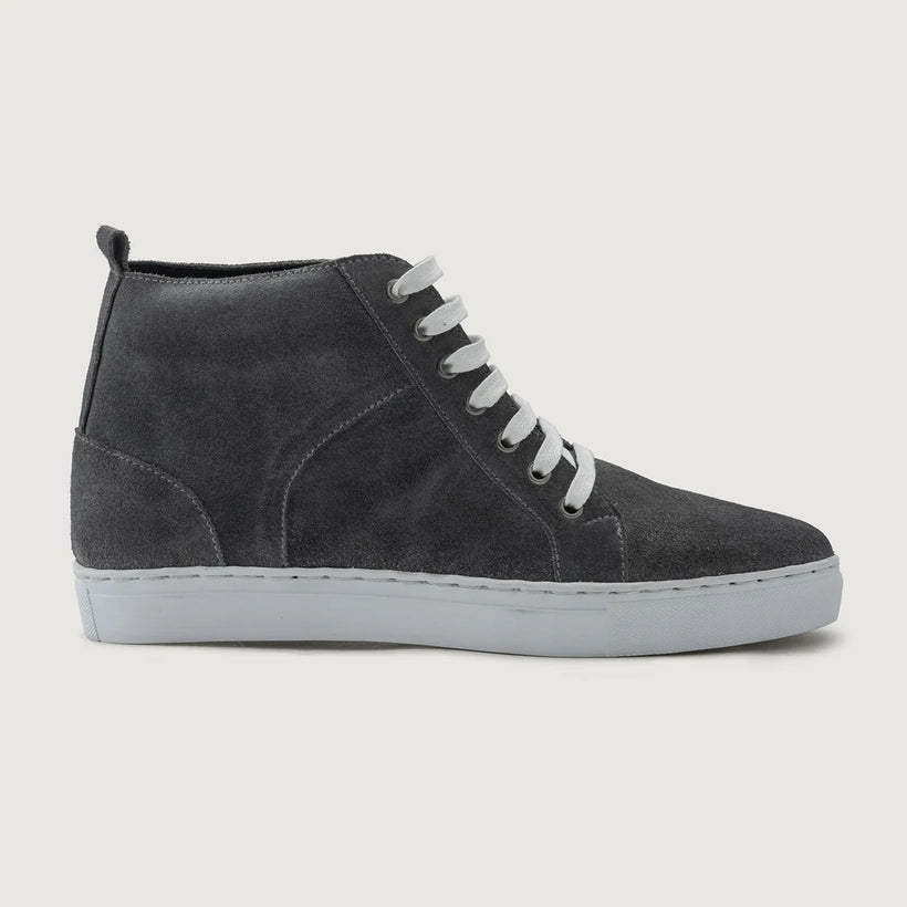 Marty High Top Grey Suede Lædersneakers til Mænd