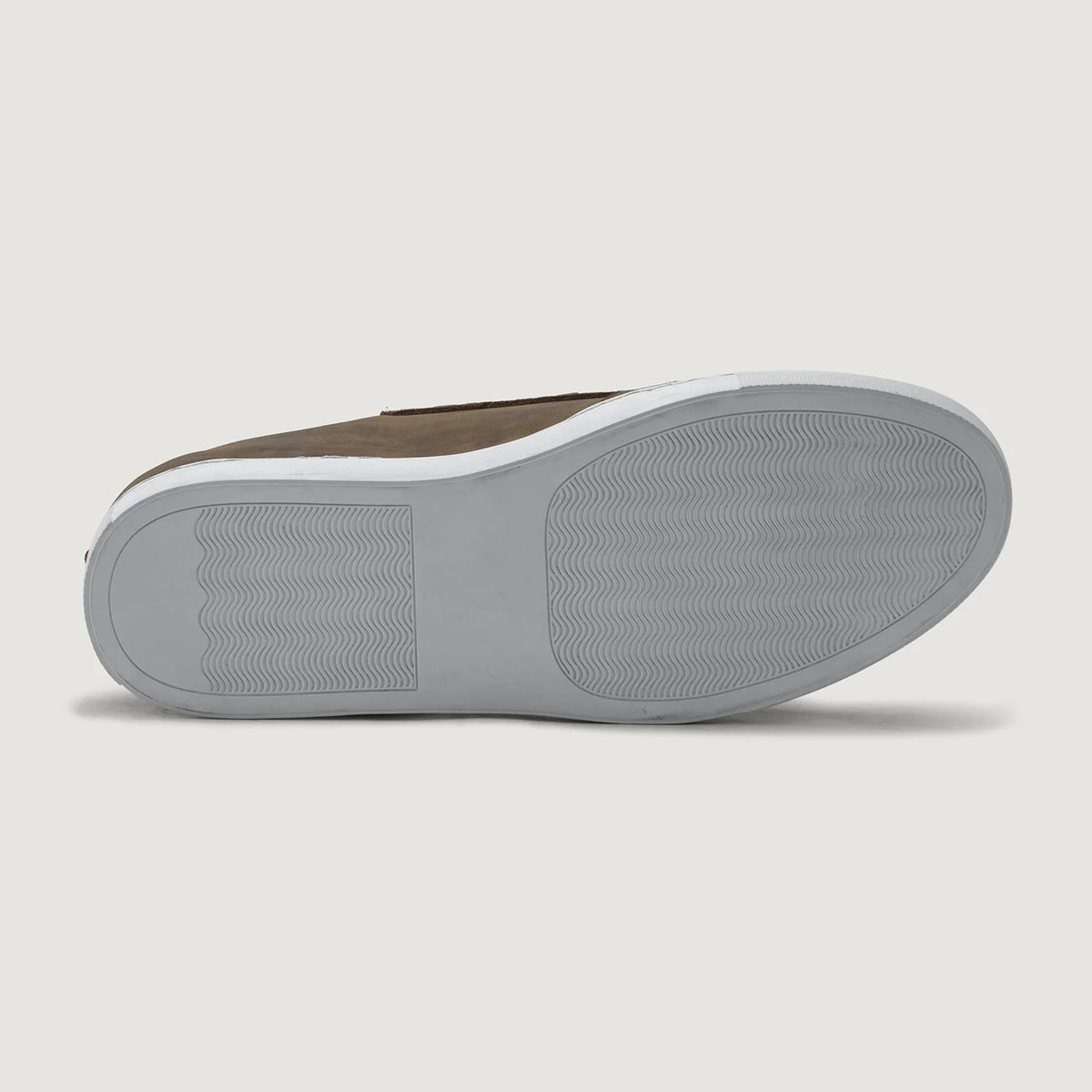 High-Traction Rubber Outsole & Lug Tread Pattern on Murphy Low Top Burnt Copper Pullup Lædersneakers til Mænd For Men