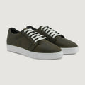 Murphy Low Top Olive Pullup Lædersneakers til Mænd
