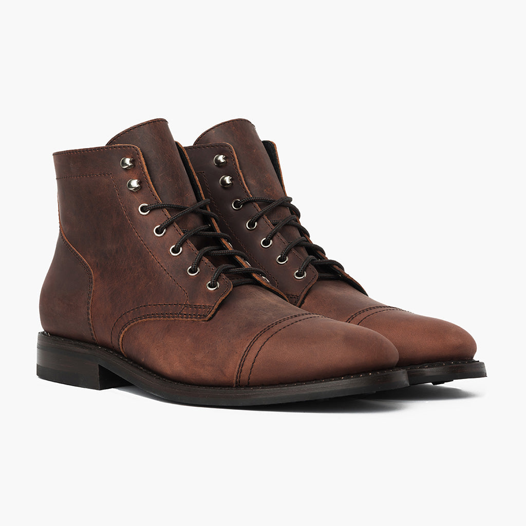 Captain Arizona Adobe Læderstøvler til Mænd in Classic Full-Grain Leather - Sidevisning | Køb online