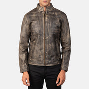 Alex Læder Bikerjakke til Mænd – alternate product view 4