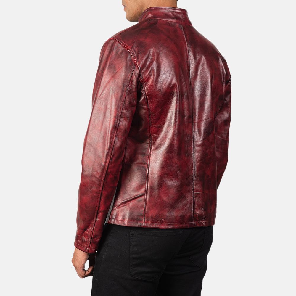 Alex Læder Bikerjakke til Mænd – alternate product view 5