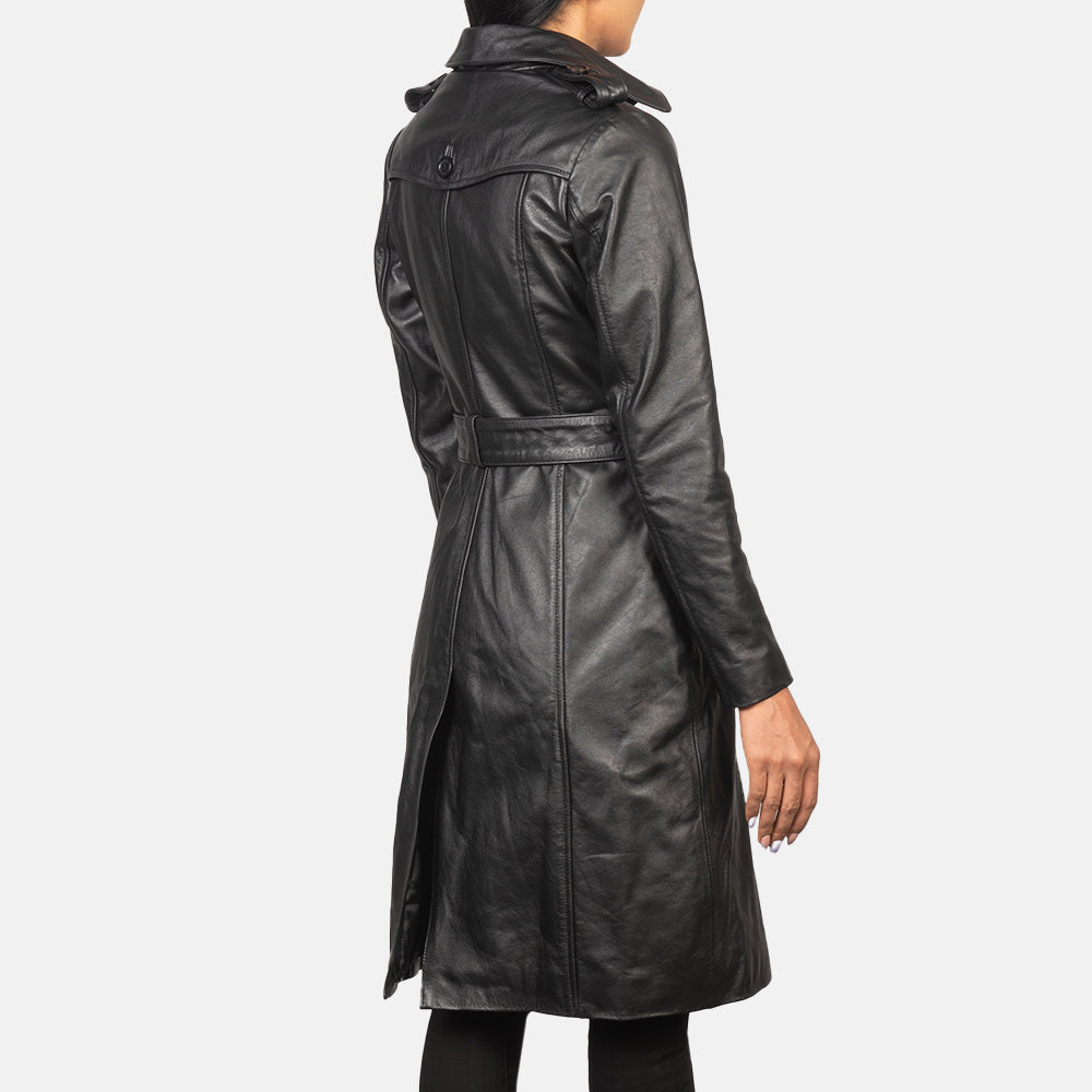 Authentic Cowhide Leather with Semi-aniline Finish Grain Texture & Heavy-Duty Seam Stitching Detail