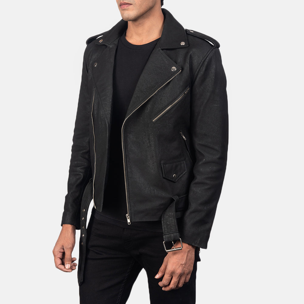 
Allaric Alley Bikerjakke i Læder til Mænd – alternate product view 2