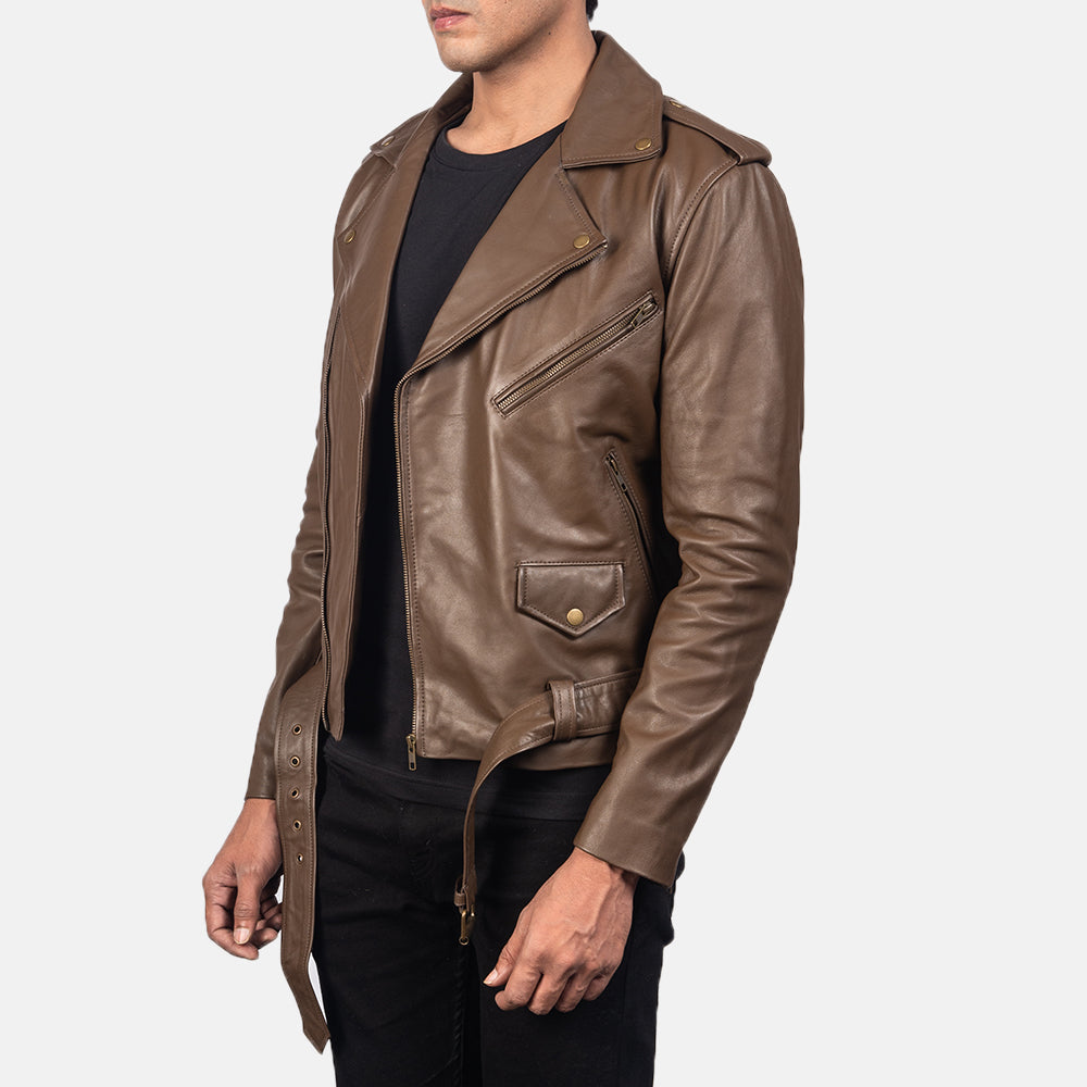 
Allaric Alley Bikerjakke i Læder til Mænd – alternate product view 2