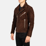 Armand Green Læder Bikerjakke til Mænd – alternate product view 2