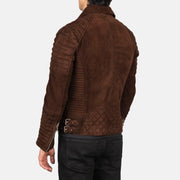 Armand Green Læder Bikerjakke til Mænd – alternate product view 5