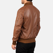 Bomia MA-1 Læder Bomberjakke til Mænd – alternate product view 5