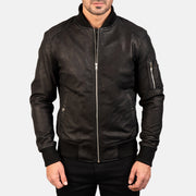 Bomia MA-1 Læder Bomberjakke til Mænd – alternate product view 3