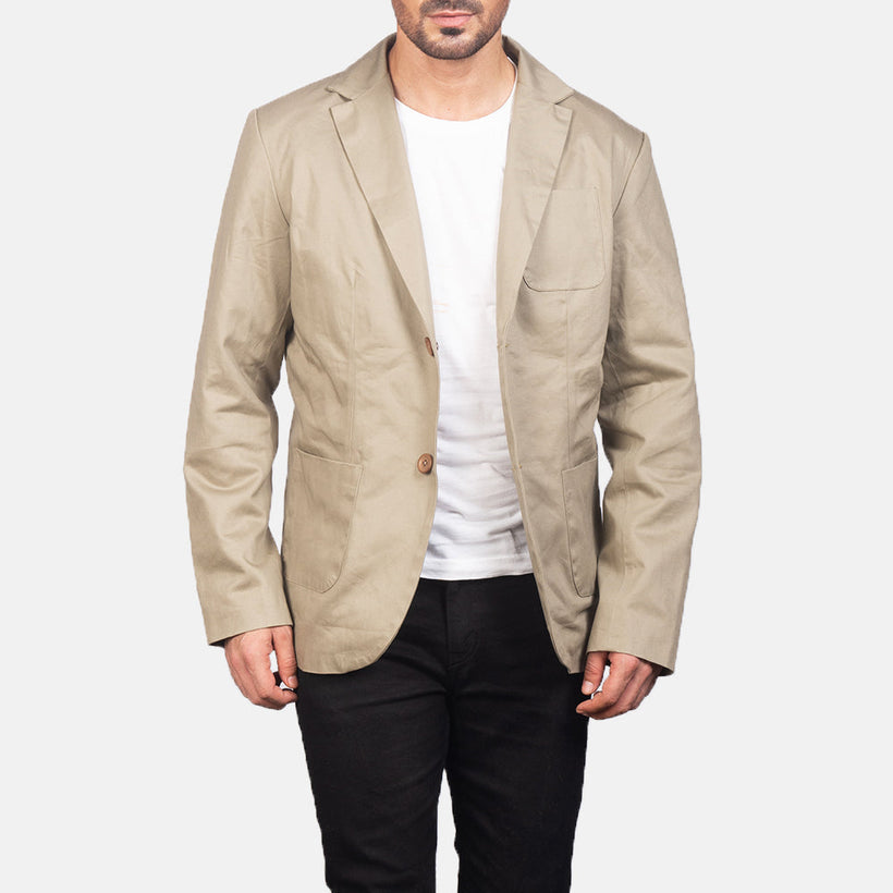 Borges Beige Blazer til Mænd