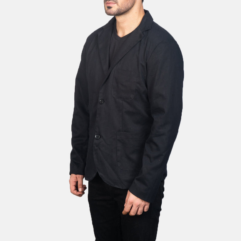 Borges Sort Blazer til Mænd
