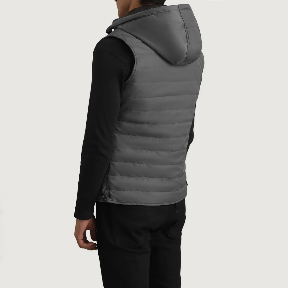 Authentic Full-Grain Leather Grain Texture & Heavy-Duty Seam Stitching Detail