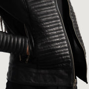 Interior View Showing Quilted viscose lining & Dual Inside Utility Storage Pockets