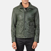 Columbus Læder Bomberjakke til Mænd – alternate product view 1
