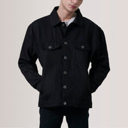 
Authentic Full-Grain Leather Grain Texture & Heavy-Duty Seam Stitching Detail