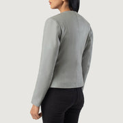 
Elixir Collarless Læderjakke til Damer – alternate product view 3