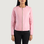 
Elixir Collarless Læderjakke til Damer – alternate product view 4