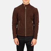 Fernando Quilted Læder Bikerjakke til Mænd – alternate product view 4