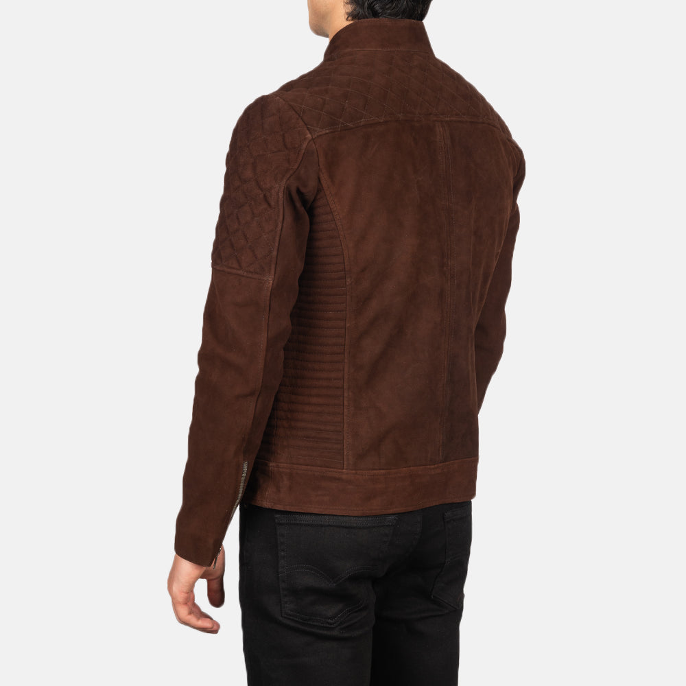 Fernando Quilted Læder Bikerjakke til Mænd – alternate product view 5