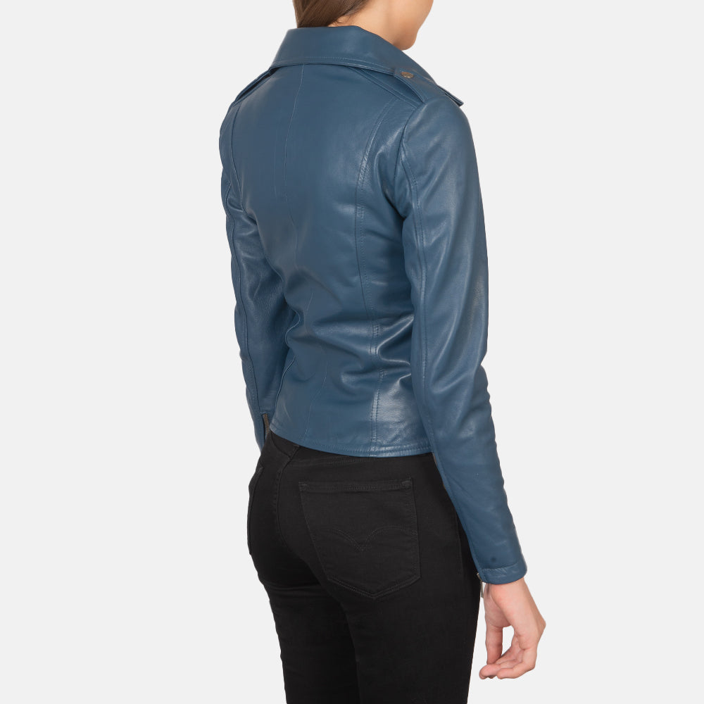 Flashback Læder Bikerjakke til Kvinder – alternate product view 5