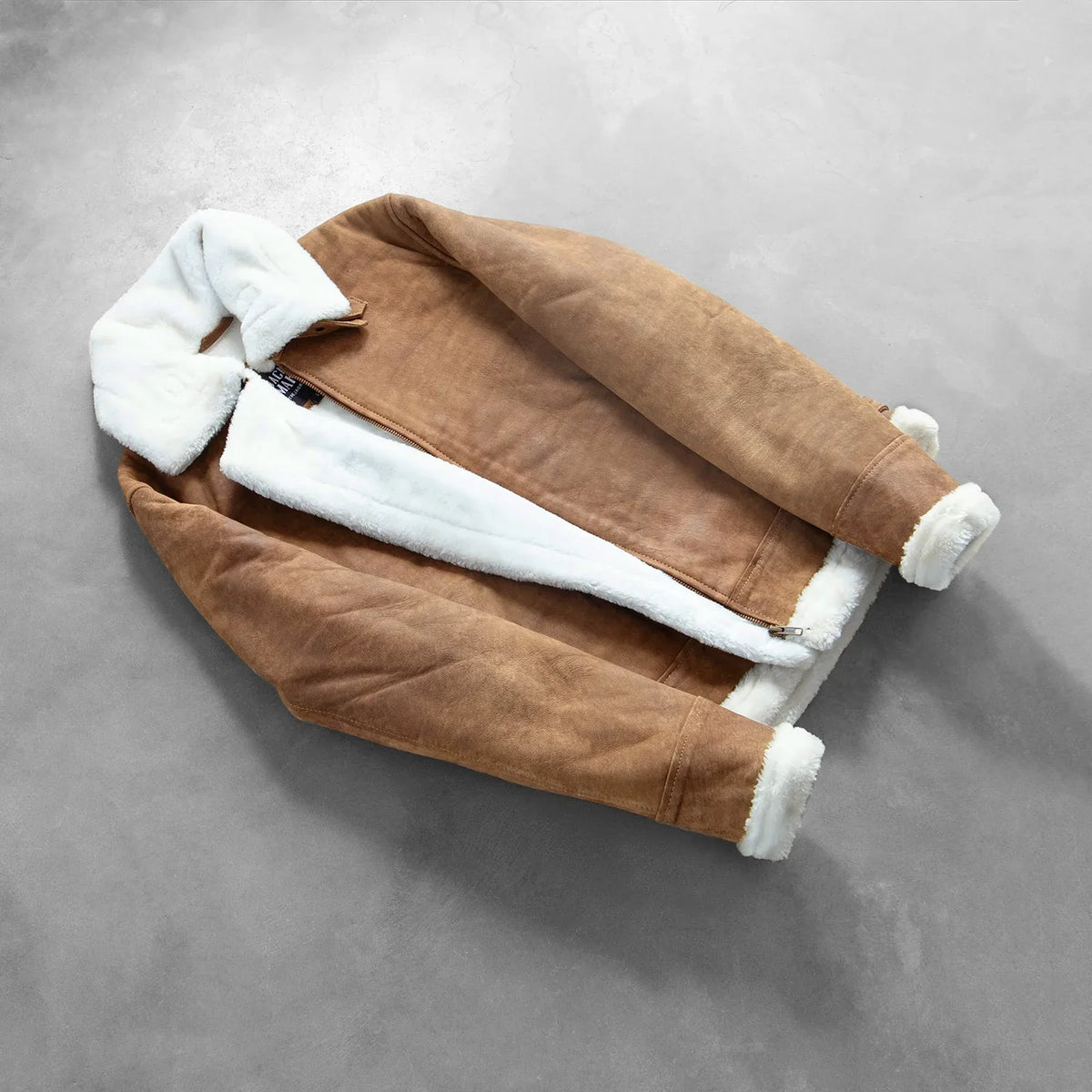 
Francis B-3 Sort Bomberjakke i Læder til Mænd – alternate product view 8