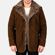 Furlong Coat Beige Leather Coat til Mænd – alternate product view 1