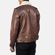 Furton Læder Bikerjakke til Mænd – alternate product view 5