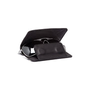 Glasses Case Maplewood til Kvinder in Classic 100% Full-Grain Leather - Front Profile View &amp; Tailored Silhouette | Buy Online