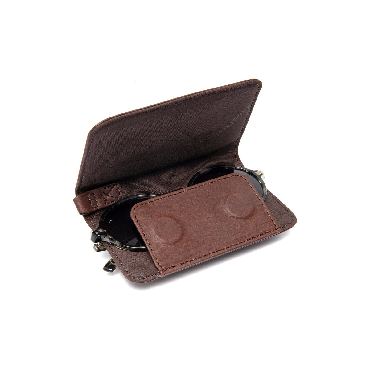 Brown Glasses Case Maplewood til Kvinder, front view