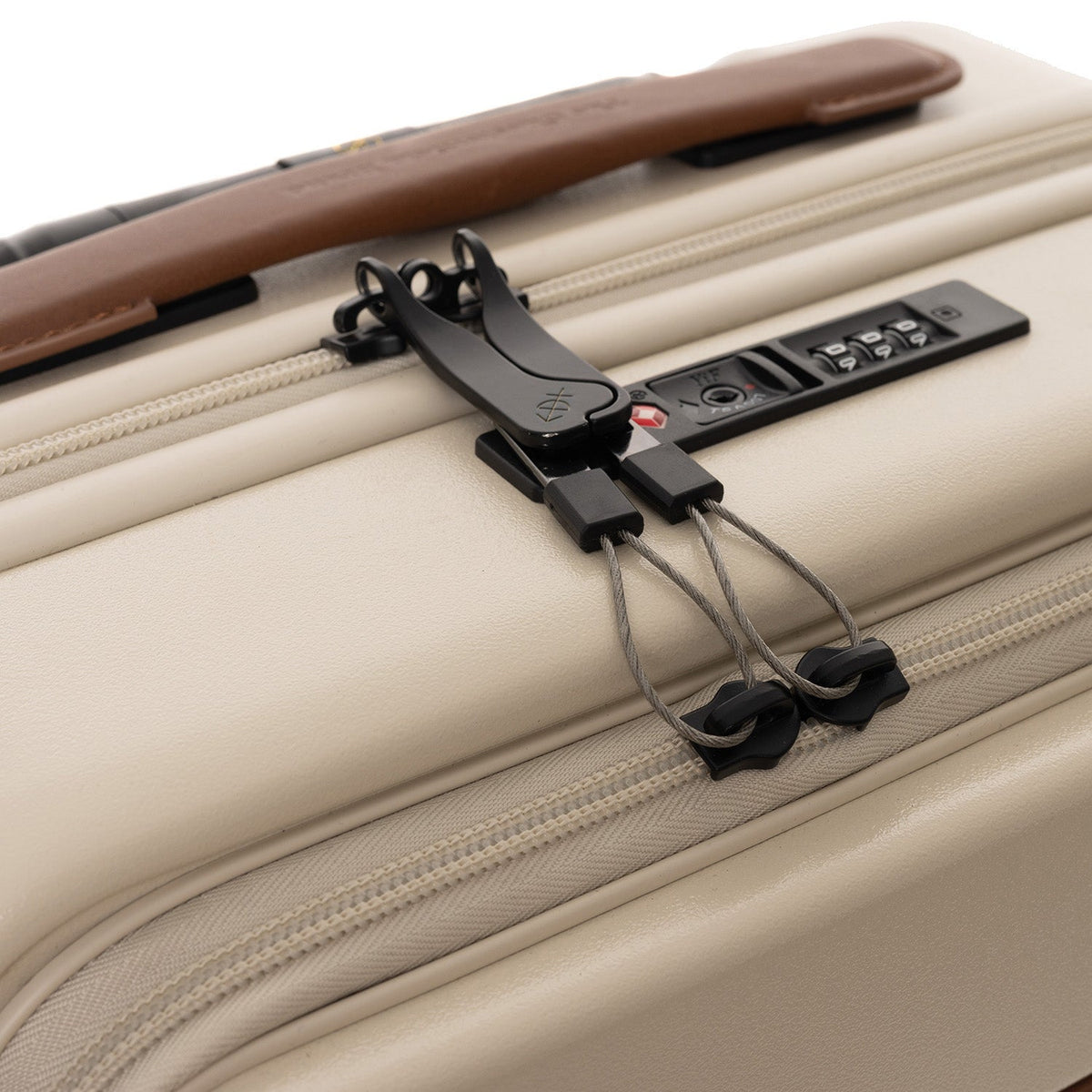
Sandy Beach Hand Luggage Suitcase Front Pocket Zuna til Damer til Damer, detail view 4