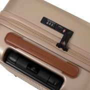 Tailored Rib Cuffs &amp; Hem Craftsmanship Construction Detail on Hand Luggage Suitcase Zuna til Kvinder