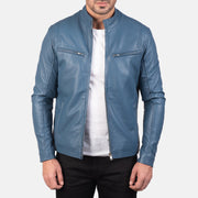 Ionic Læder Bikerjakke til Mænd – alternate product view 1