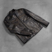 Ionic Læder Bikerjakke til Mænd – alternate product view 7