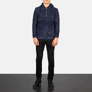 Kenton Hooded Læderjakke til Mænd – alternate product view 3