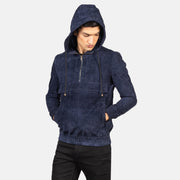 Kenton Hooded Læderjakke til Mænd – alternate product view 6