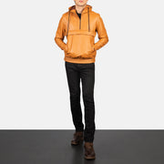 Kenton Hooded Læderjakke til Mænd – alternate product view 3
