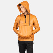 Kenton Hooded Læderjakke til Mænd – alternate product view 4