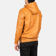 Kenton Hooded Læderjakke til Mænd – alternate product view 5