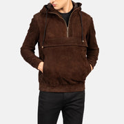 Kenton Hooded Læderjakke til Mænd – alternate product view 1