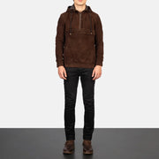 Kenton Hooded Læderjakke til Mænd – alternate product view 3