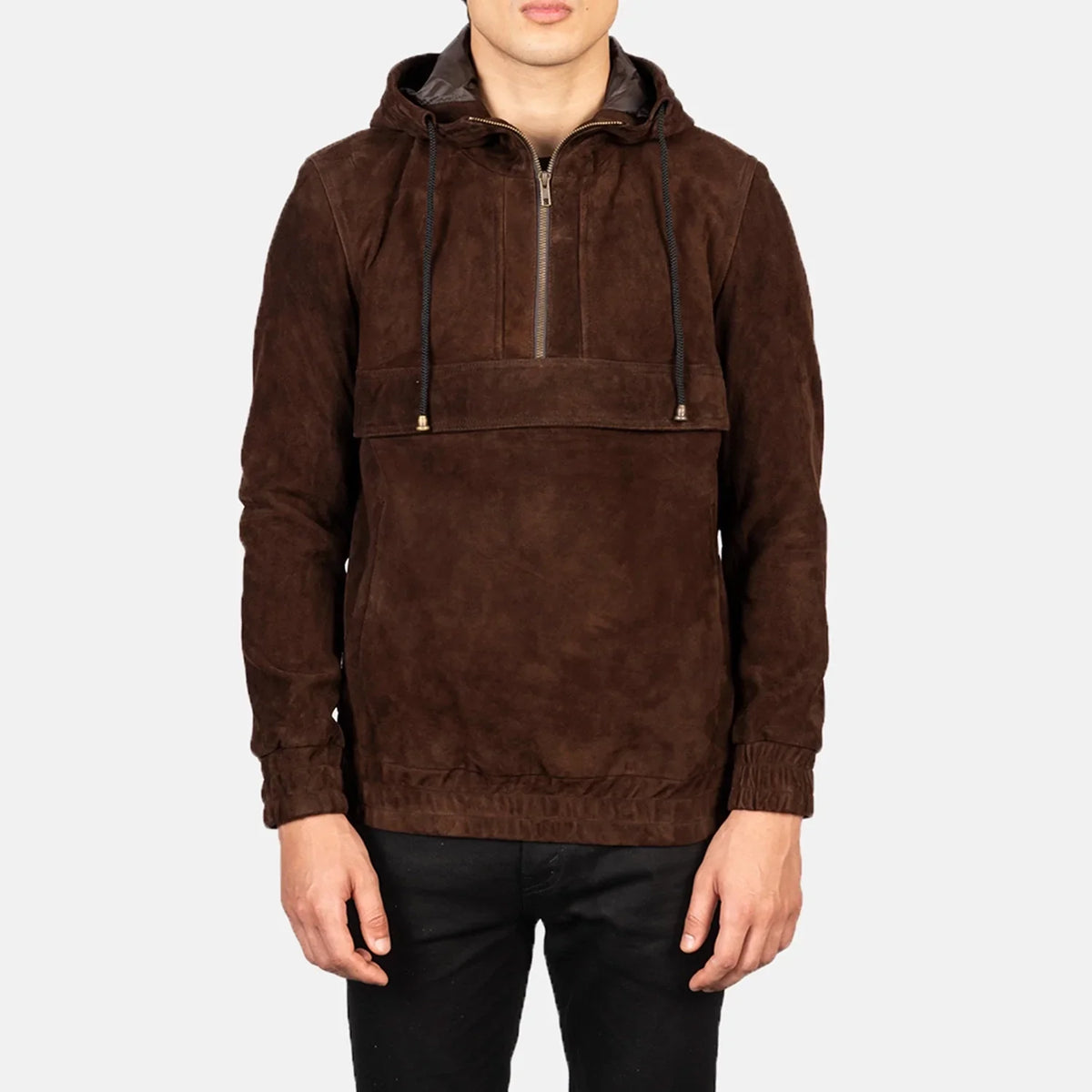 Kenton Hooded Læderjakke til Mænd – alternate product view 4