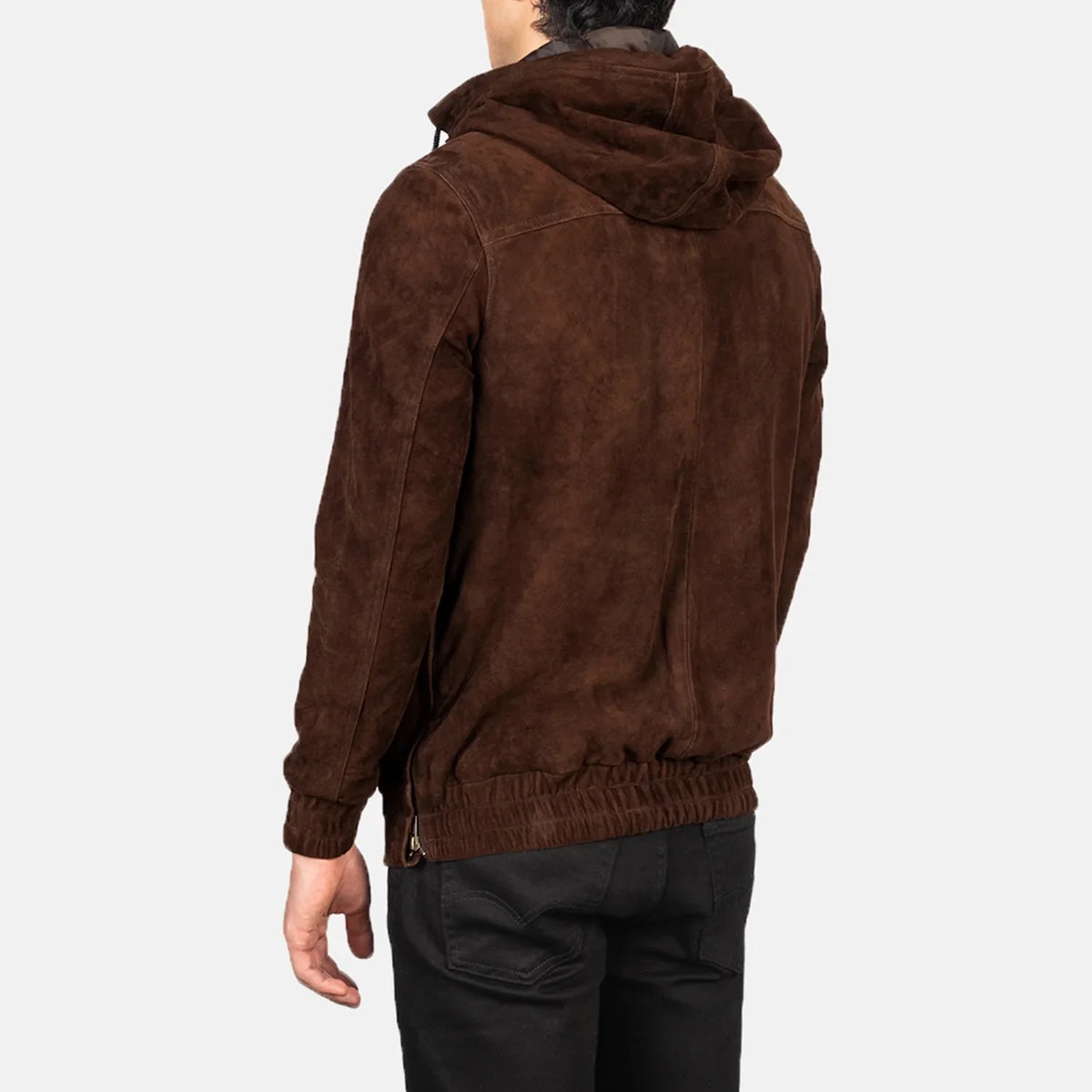Kenton Hooded Læderjakke til Mænd – alternate product view 5