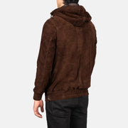 Kenton Hooded Læderjakke til Mænd – alternate product view 5
