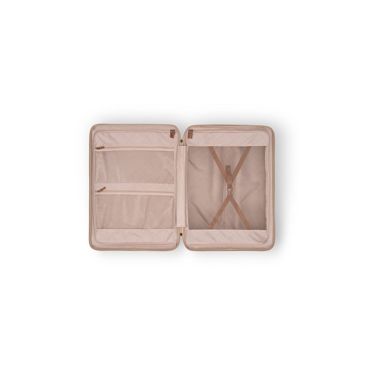 
Nærbillede of Classic Collar & Heavy-Duty Zipper Hardware on Large Suitcase Zuna til Damer til Damer