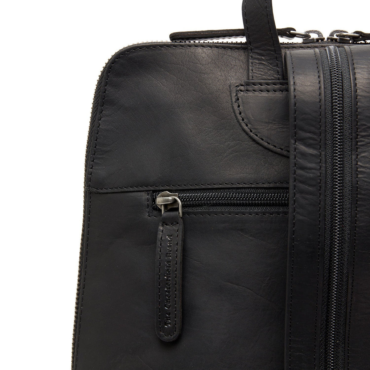Interior View Showing Dedicated Padded Laptop Sleeve &amp; Multi-Compartment Organization