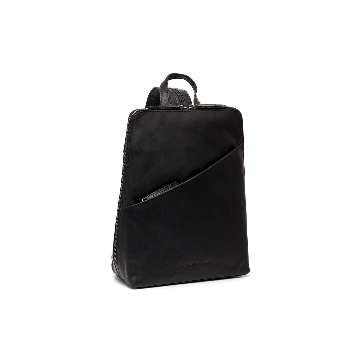 Amanda Full-Grain Leather Backpack til Kvinder in Classic 100% Full-Grain Leather - Full Exterior Front Profile View | Buy Online