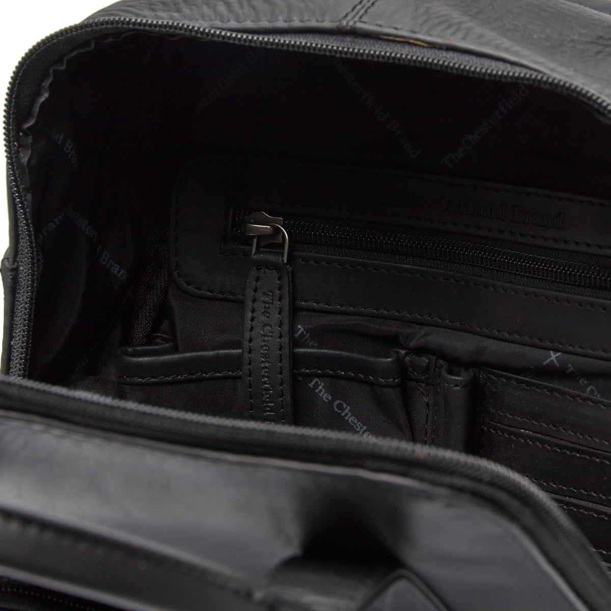 Bellary Full-Grain Leather Backpack til Kvinder - Structured Side Profile Showing Gusset Depth &amp; Expansion Capacity