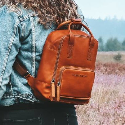 Bellary Full-Grain Leather Backpack til Kvinder – alternate product view 2