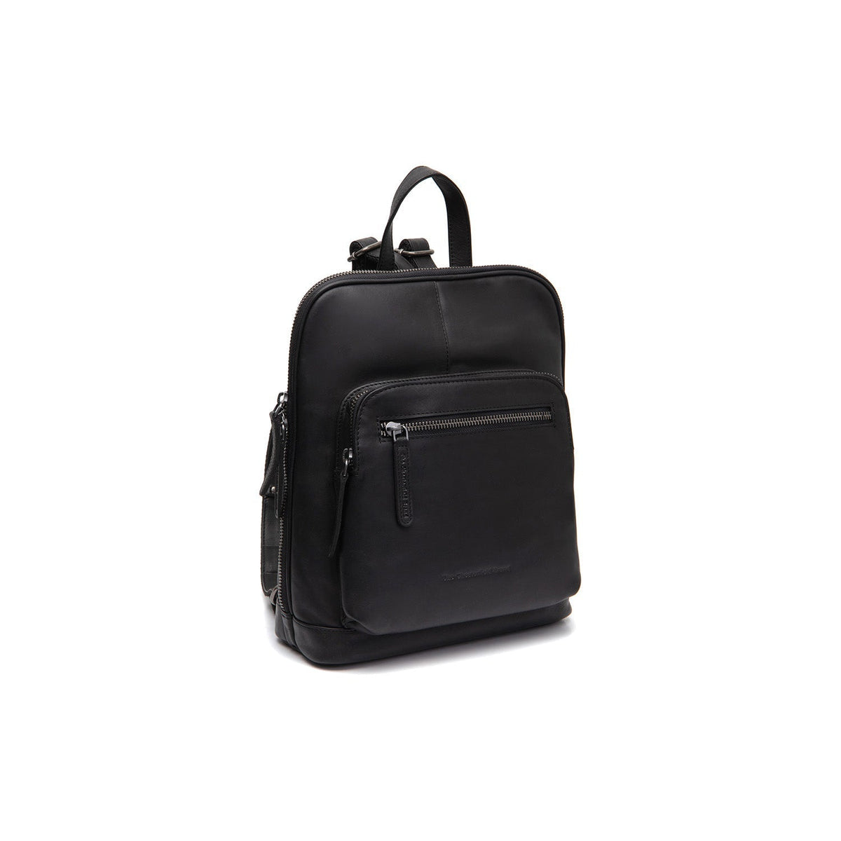 Floran Full-Grain Leather Backpack til Kvinder in Classic 100% Full-Grain Leather - Full Exterior Front Profile View | Buy Online
